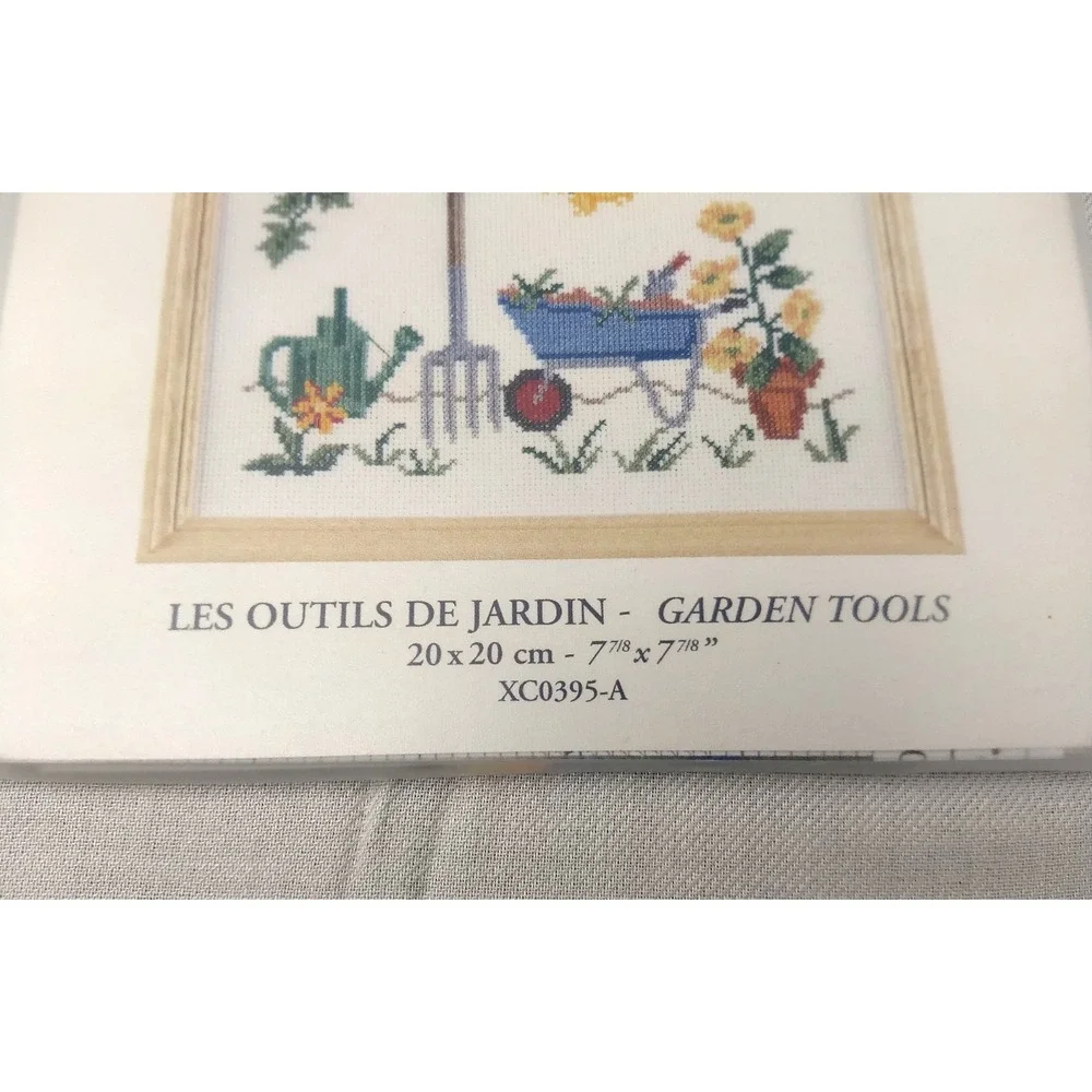 Creative World DMC Counted Cross Stitch Kit‎ Garden Tools  XC0395A NIP NEW